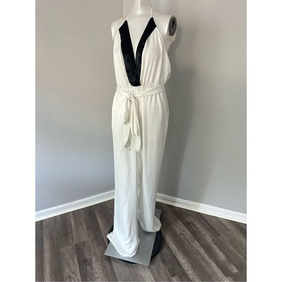 Ramy Brook Kayla Bead-Embellished Sleeveless Jumpsuit - Picture 7 of 11